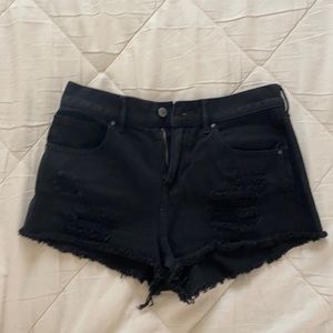 Bullhead Denim Co black jean shorts